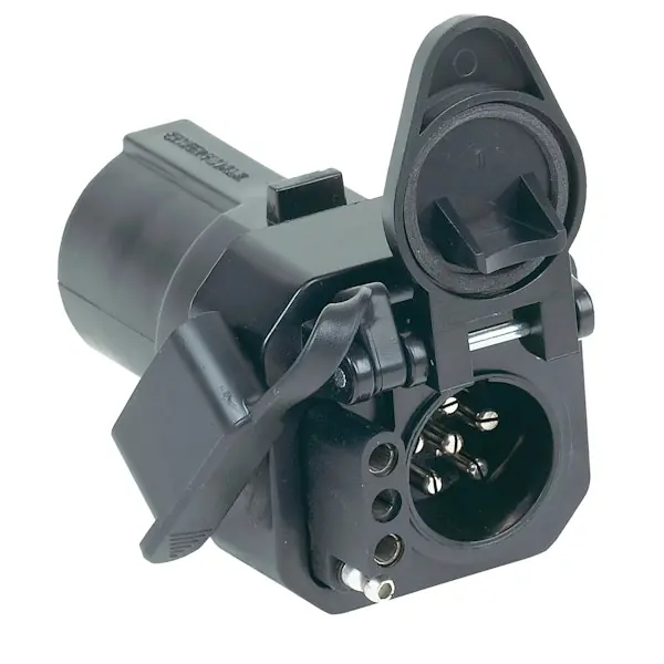 Hopkins Towing 47575B Multi-Tow® 7-Blade To 6-Round And 4-Flat Adapter One Day Deal