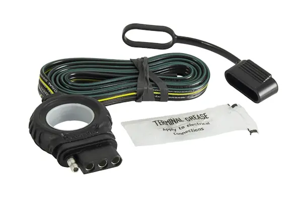 Bargain Hopkins Towing 48044 Endurance™ Easy-Pull™ 4-Wire Flat Vehicle End Wiring Connector
