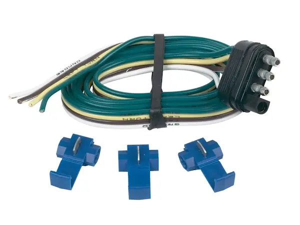 Exclusive Hopkins Towing 48135B 4-Wire Flat Trailer End Connector