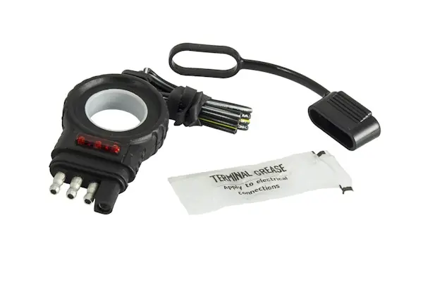 Hopkins Towing 48138 Endurance™ Easy-Pull™ LED Test 4-Flat Trailer Side Wiring Connector Warranty Included