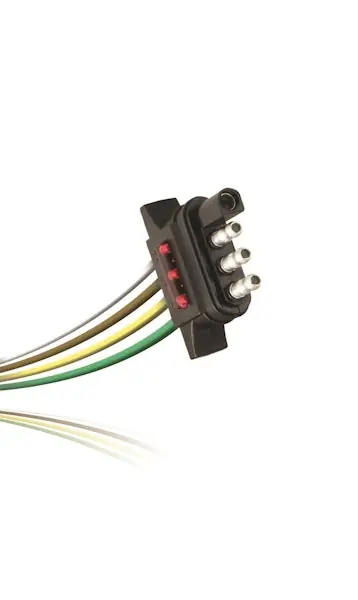 Express Delivery Hopkins Towing 48133 LED Test 4-Wire Flat Trailer End Connector