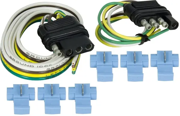 Low Price Hopkins Towing 48205 4-Wire Flat Connector Set