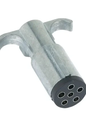 Free Shipping Hopkins Towing 48445B 6-Pole Round Trailer End Connector
