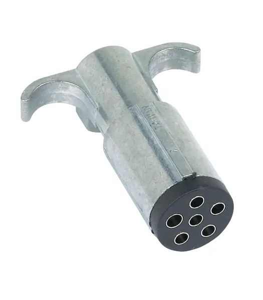 Free Shipping Hopkins Towing 48445B 6-Pole Round Trailer End Connector