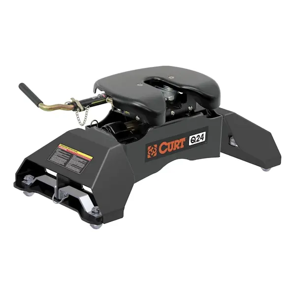 CURT 16037 Q24 5th Wheel Hitch, Select Ford F-250, F-350, F-450, 8' Bed Puck System Top Rated