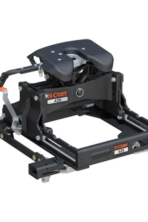Special Discount CURT 16059 A25 Sliding 5th Wheel Hitch, 25K, Select Silverado, Sierra Puck System