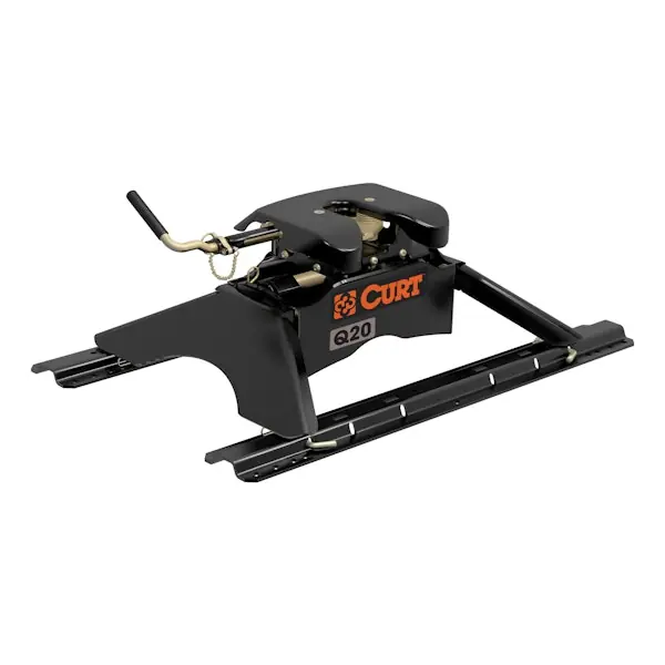 Affordable CURT 16131 Q20 5th Wheel Hitch with Rails