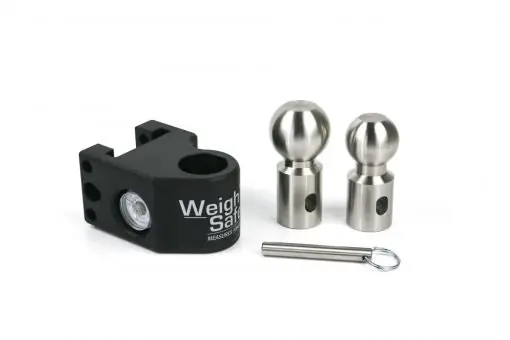 Weigh Safe SWS09 Steel Slider- 2,200 Scale w/ 2 & 2-5/16 Tow Balls (Pin Included) Professional Grade