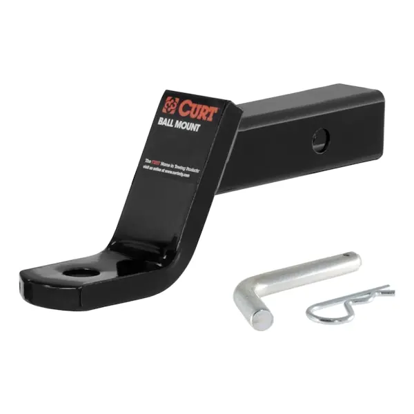 Money Back Guarantee CURT 45052 Class 3 Ball Mount with Pin (2" Shank, 7,500 lbs., 4" Drop, 8-1/4" Long, in Box)