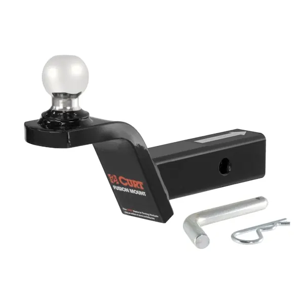 Best Choice CURT 45152 Fusion Ball Mount with 1-7/8" Ball (2" Shank, 5,000 lbs., 2" Rise)