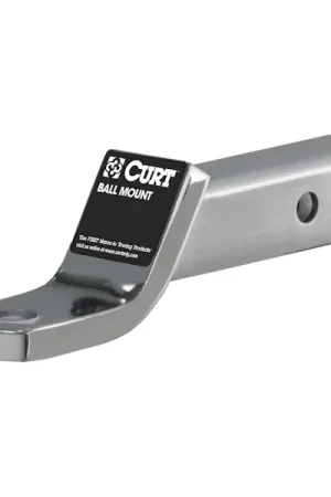 Shop Now CURT 45290 Class 3 Ball Mount (2" Shank, 7,500 lbs., 2" Drop, 7-1/2" Long, Chrome)