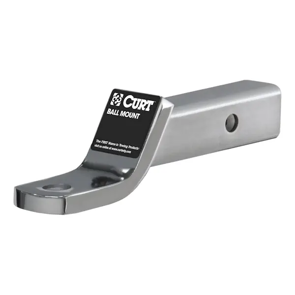 Shop Now CURT 45290 Class 3 Ball Mount (2" Shank, 7,500 lbs., 2" Drop, 7-1/2" Long, Chrome)