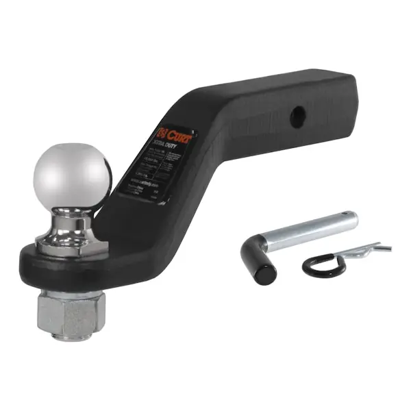 Shop Now CURT 45332 Loaded Forged Ball Mount with 2-5/16" Ball (2" Shank, 15,000 lbs., 4" Drop)
