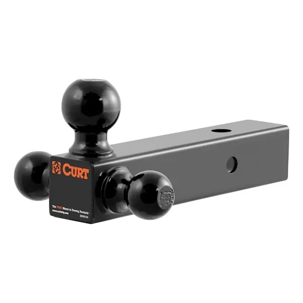 Top Pick CURT 45651 Multi-Ball Mount (2-1/2" Hollow Shank, 1-7/8", 2" & 2-5/16" Black Balls)