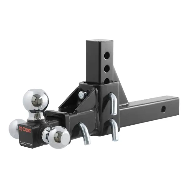 Seasonal Sale CURT 45799 Adjustable Tri-Ball Mount (2" Shank, 1-7/8", 2" & 2-5/16" Balls)