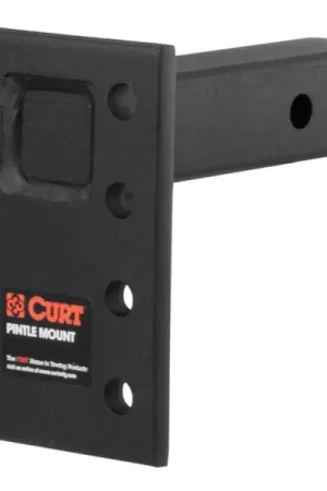 Save Now CURT 48328 Adjustable Pintle Mount (2" Shank, 15,000 lbs., 7" High, 6" Long)