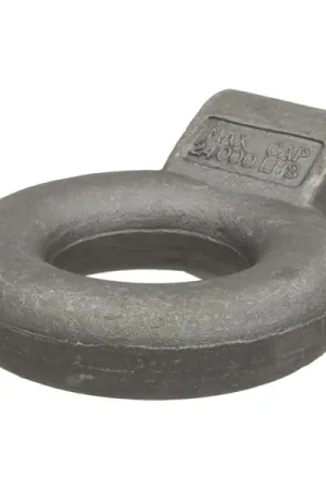 New Arrival CURT 48660 Channel-Style Lunette Ring (24,000 lbs., 3" I.D., Raw)