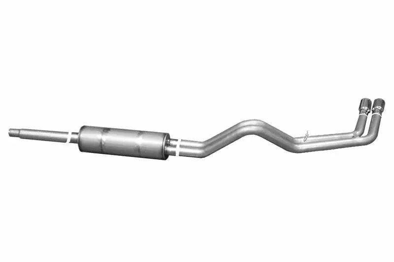 Gibson 87-92 Ford F-150 Custom 4.9L 2.5in Cat-Back Dual Sport Exhaust - Aluminized Big Sale