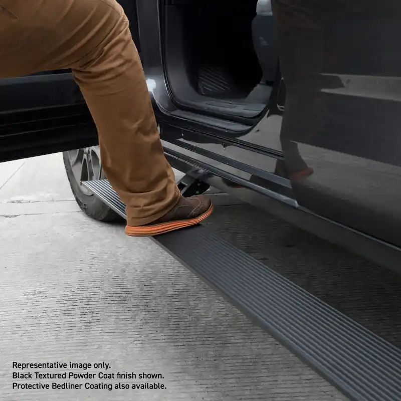 RealTruck 15-20 Cadillac Escalade 4dr VoltStep Electric Running Board Kit - Bedliner Coating Flash Sale