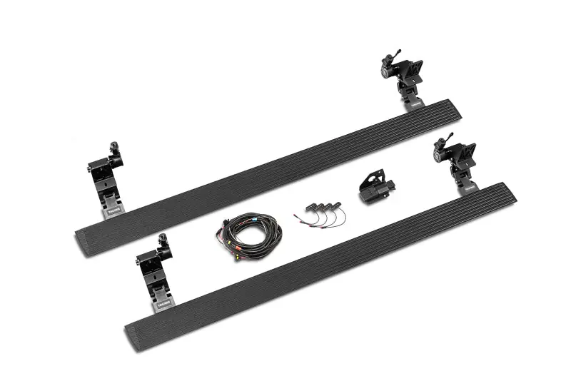 Viral RealTruck 19-24 Ram 1500 Quad Cab 4dr VoltStep Electric Running Board Kit (No Drill) - Tex. Blk