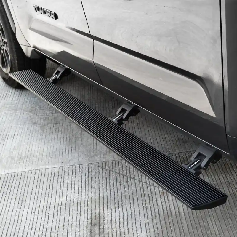 Go Rhino 22-23 Toyota Tundra CrewMax Cab 4dr E-BOARD E1 Electric Running Board Kit - Tex. Blk Limited Edition