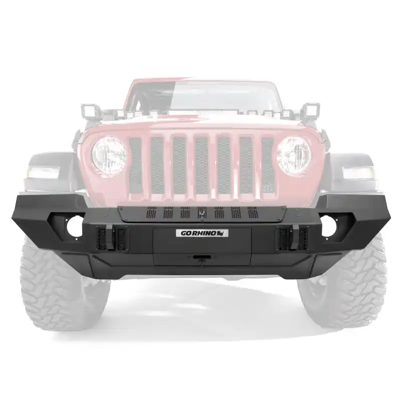 Go Rhino 07-20 Jeep Wrangler JL/JLU/JK/JKU/Gladiator JT Trailline Front Full Width Bumper Hassle-Free Returns