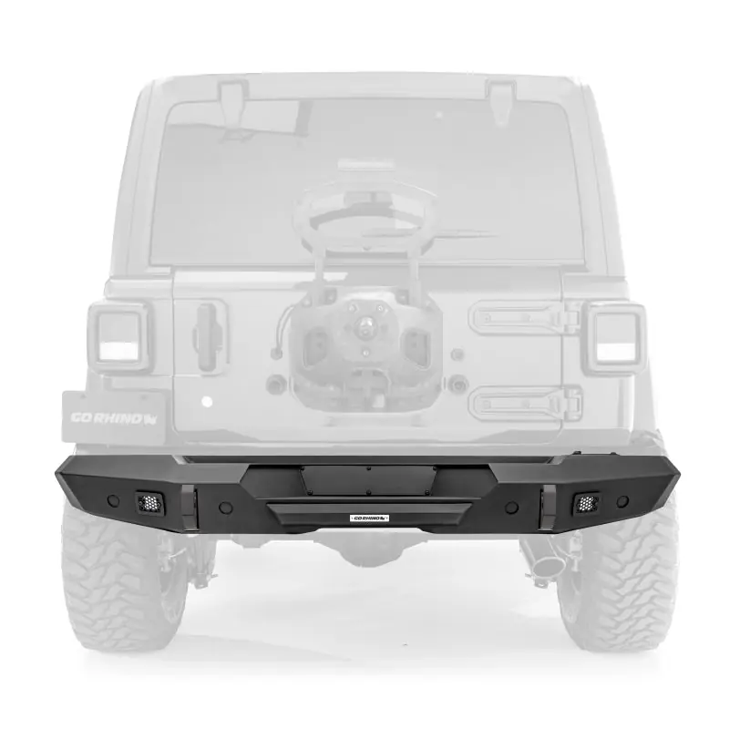 Direct From Manufacturer Go Rhino 18-20 Jeep Wrangler JL/JLU Trailline Rear Straight Bumper