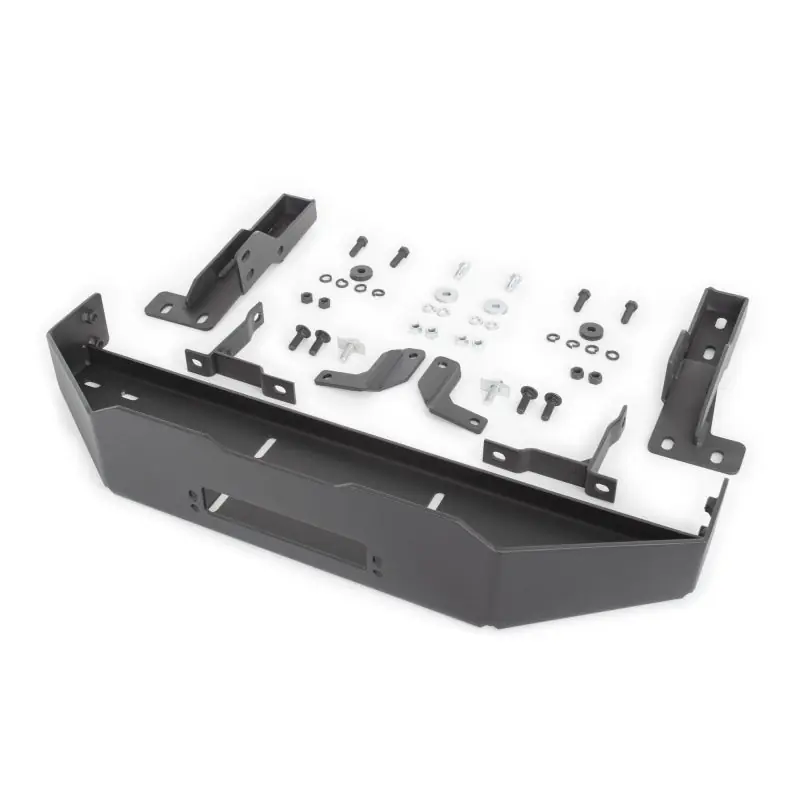Original Go Rhino 18-20 Ford F-150 3100 Series StepGuard Winch Plate Kit (Req. 3296T or 3296MT) - Tex. Black
