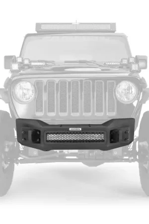 Best Price Go Rhino 07-20 Jeep Wrangler JL/JLU/JK/JKU/Gladiator JT Rockline Front Stubby Bumper