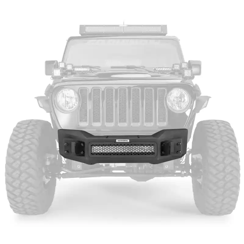 Best Price Go Rhino 07-20 Jeep Wrangler JL/JLU/JK/JKU/Gladiator JT Rockline Front Stubby Bumper