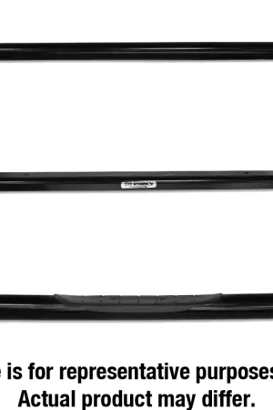 Bargain Go Rhino 92-96 Ford Bronco F-150 3000 Series StepGuard - Black (Center Grille Guard Only)