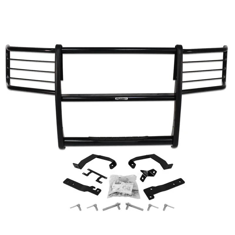 Go Rhino 08-10 Ford F-250/350 Super Duty 3000 Series StepGuard Center Grille + Brush Guards - Blk Original