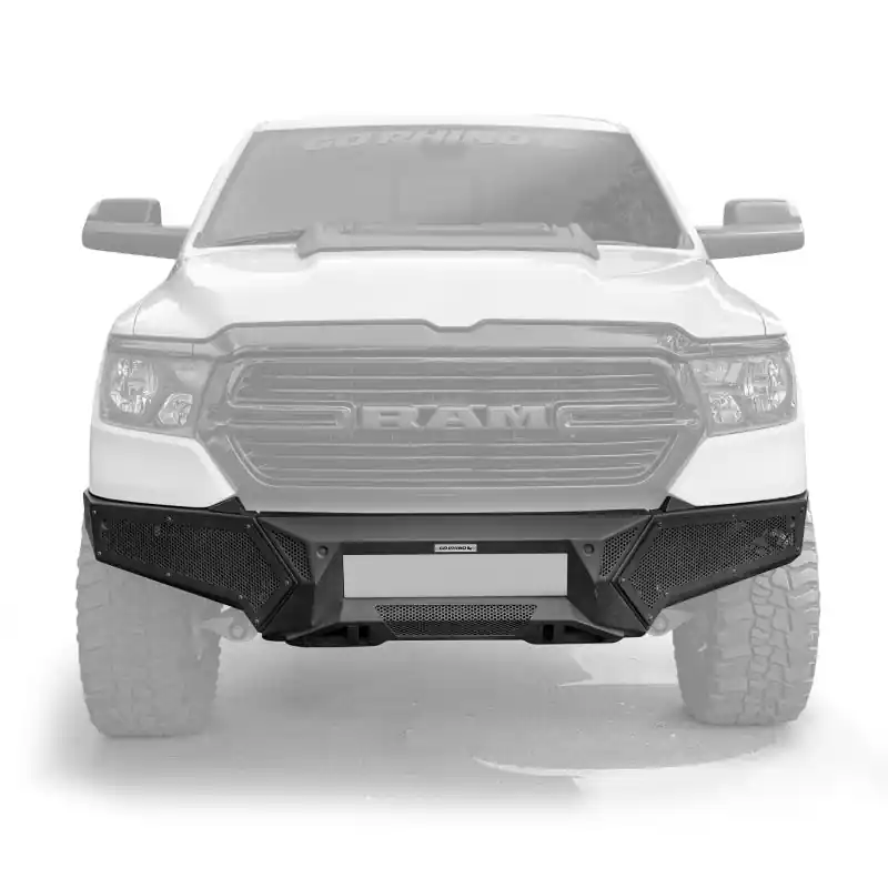 Go Rhino 19-24 Ram 1500 (Excl. Rebel/Warlock/TRX) Element FR Bumper w/Fixed Lgt Bar Mount - Tex. Blk Low Price