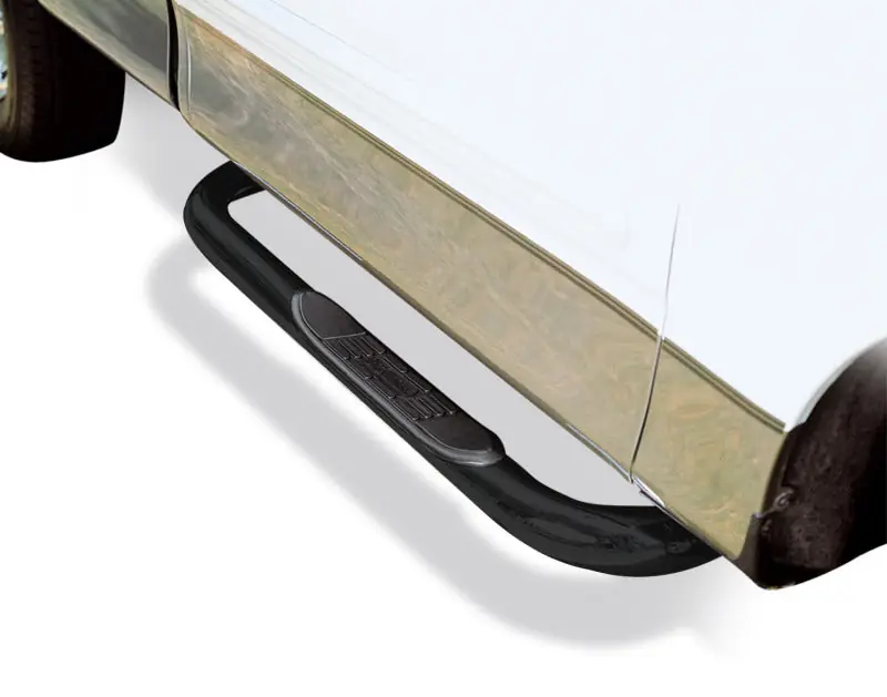 Affordable Go Rhino 99-18 GMC Sierra 1500/2500HD/3500/3500HD 4000 Series SideSteps - Cab Length - Black