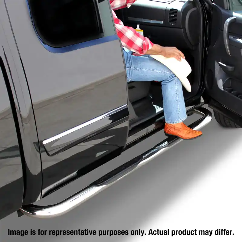 Luxury Go Rhino 19-20 Chevrolet Silverado 1500 4000 Series SideSteps - Cab Length - SS