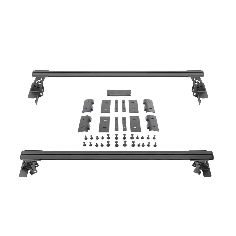 Hassle-Free Returns Go Rhino 20-22 Jeep Gladiator JT/16-22 Toy. Tacoma/05-21 Nssn Frontier XRS Cross Bars Kit - Tex. Blk