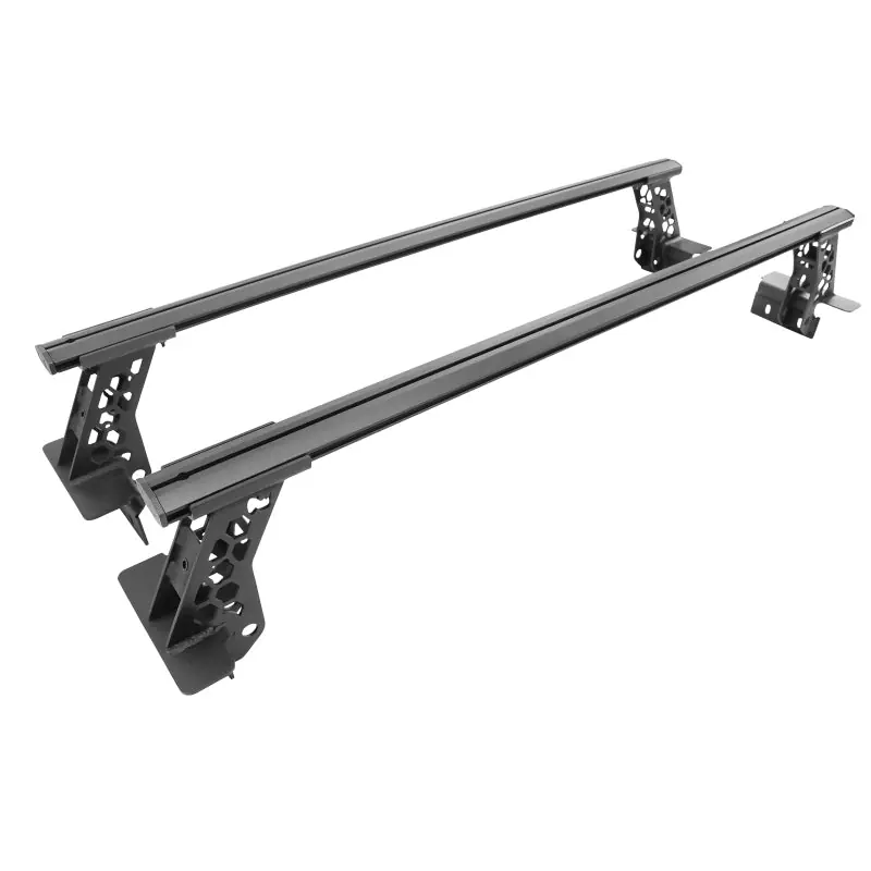 Go Rhino 15-22 Ford F-150 / 19-22 RAM 1500 / 07-21 Toyota Tundra XRS Cross Bars Kit - Tex. Blk Original