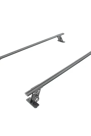 Best Price Go Rhino 15-22 Ford F-150 / 07-21 Toy. Tundra XRS Cross Bars Kit - Tex Blk (Attch Tonneau Cvr T-Trk)