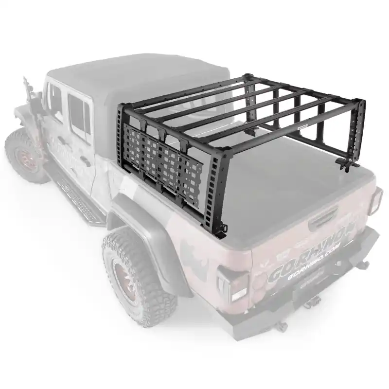 Go Rhino 19-21 Jeep Gladiator XRS Overland Xtreme Rack - Black In Demand