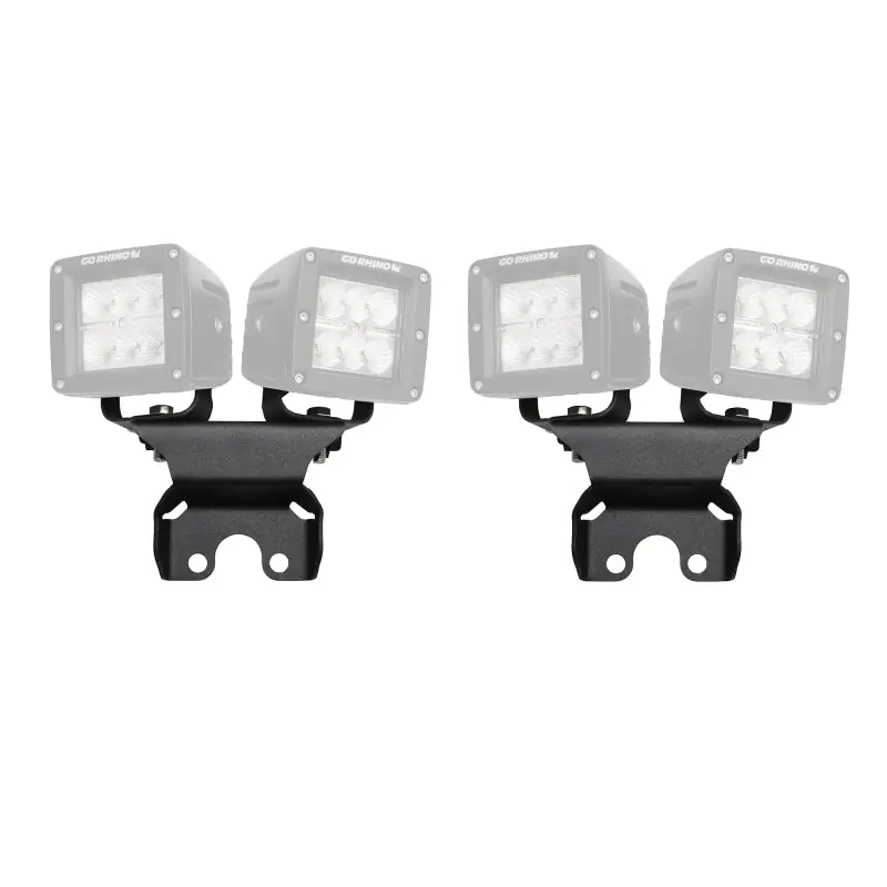Go Rhino 18-20 Jeep Wrangler JL/JLU Light Mount - One or Two 3in Cubes Don’t Miss Out