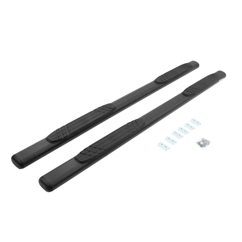 Hassle-Free Returns Go Rhino 4in OE Xtreme SideSteps - Textured Black - 80in