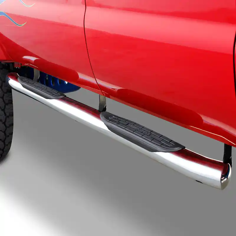 Go Rhino 15-19 Chevrolet/GMC Silverado/Sierra 2500/3500HD CC Diesel 415 Series SideSteps - Polished Exclusive