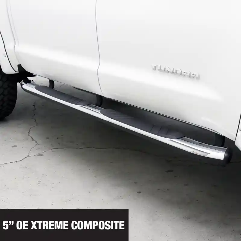 Discount Go Rhino 5in OE Xtreme Composite SideSteps - Black - 87in