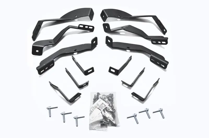 Go Rhino 15-19 Chevrolet Silverado 2500HD/3500HD Brackets for OE Xtreme Cab Length SideSteps Trusted Brand