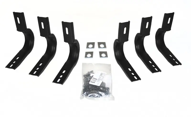 Express Delivery Go Rhino 07-10 Chevrolet Silverado 2500HD/3500HD Brackets for OE Xtreme Cab Length SideSteps