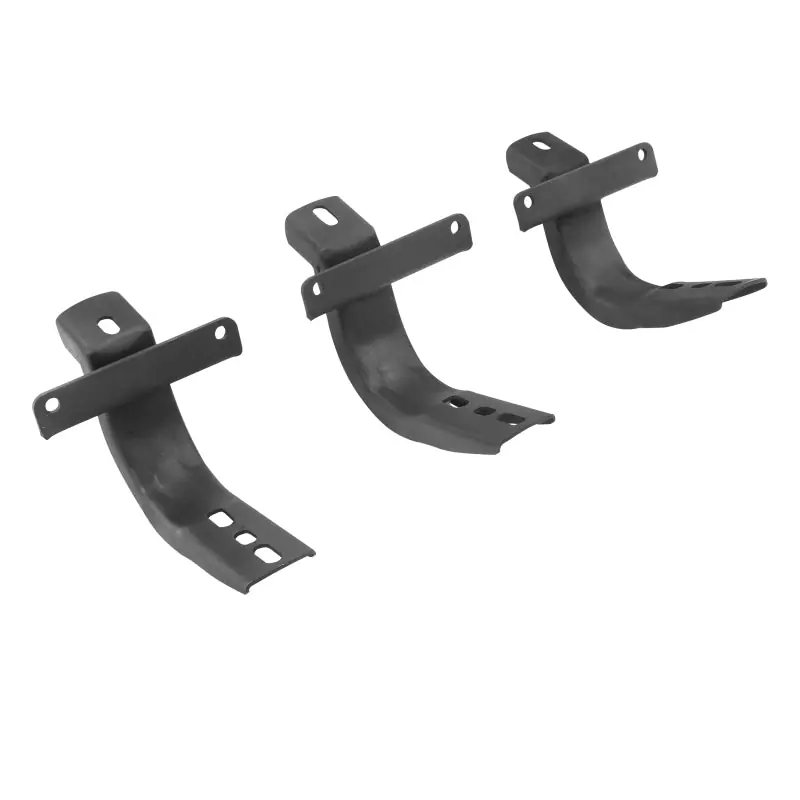 Last Chance Go Rhino 2021+ Ford Bronco Brackets for OE Xtreme Cab Length Side Steps Textured Black