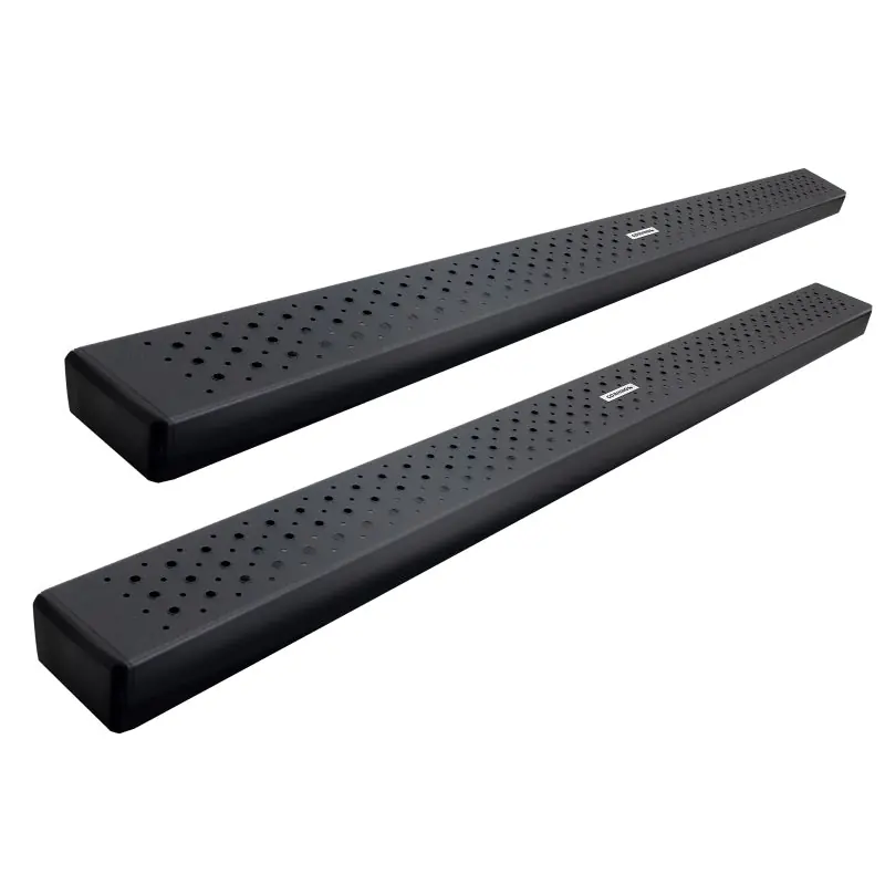 Price Cut Go Rhino 2022 Toyota Tundra Crew Max 4dr HD Sidesteps Complete Kit w/SideSteps + Brkts - Tex. Blk