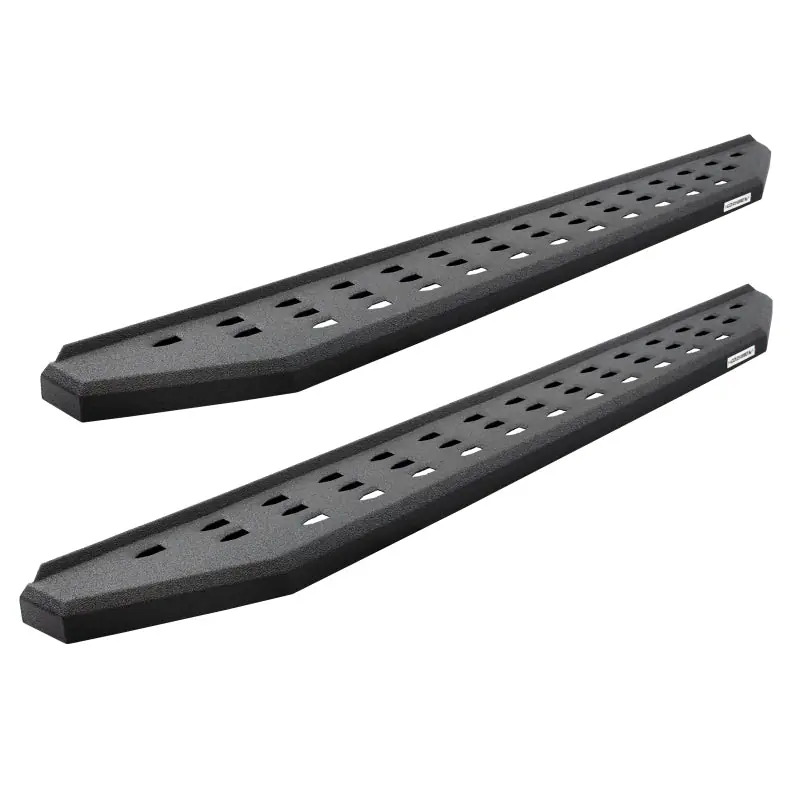Go Rhino RB20 Running Boards 57in. Cab Length - Bedliner Coating (No Drill/Mounting Brackets Req.) Premium