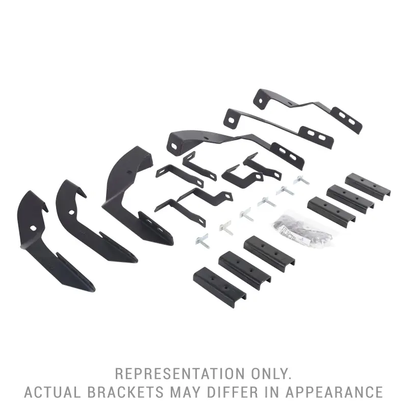 Go Rhino 15-19 GMC Sierra 3500HD CC Dsl Mntg. Brackets (V-Series V3/RB10 Slim/RB20 Slim) - Tex. Blk Low Price