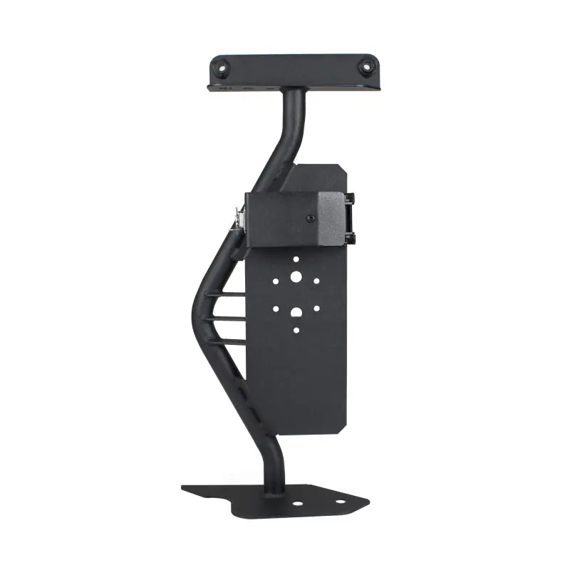 Professional Grade Go Rhino 18-24 Jeep Wrangler JL/JLU/JT Front Fender Jack Mount for Hi-Lift Jack - Tex. Blk